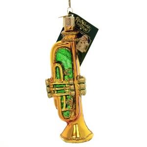 Old World Christmas 5.0 Inch Trumpet Christmas Tree Ornament , Music Instrument (1PC) - 1 of 3