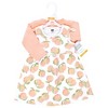 Hudson Baby Infant and Toddler Girls Cotton Dress and Cardigan Set, Sweet Peach - 2 of 4