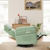 EROMMY Swivel Recliner Glider With Adjustable Headrests & Armrests - 2 of 4