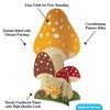 Big Dot of Happiness 3D Wild Mushrooms Centerpiece Table Decorations, Freestanding Red Toadstool Fall Decor, Birthday Party Centerpieces - 8 Count - 3 of 4