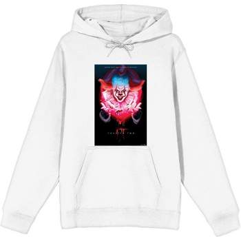 It Chapter 2 Pennywise Glow Fan Poster Adult Long Sleeve Hoodie