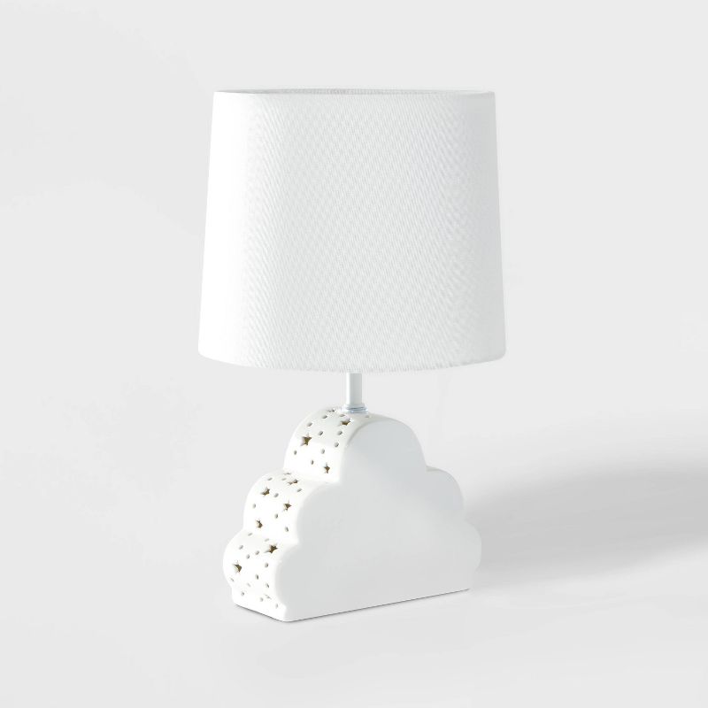 Cloud Dual Light Figural Kids' Lamp White - Pillowfort™, 4 of 10