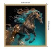 Amanti Art Fiery Stallion by Jake Fouracre Canvas Wall Art Print Framed - 3 of 4