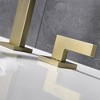 Munora Widespread Brushed Gold Bathroom Sink Faucet Double Handle Solid Brass - 4 of 4