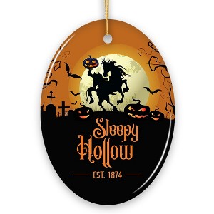 Spooky Sleepy Hollow Headless Horseman Ornament, Halloween Attraction Gift for Christmas Tree| OrnamentallyYou - 1 of 4