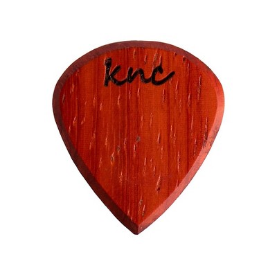 Knc Picks Magma Walnut Glowing Guitar Pick With Wooden Box