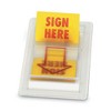 Universal Arrow Page Flags, "Sign Here", Yellow/Red, 50 Flags/Dispenser, 2 Dispensers/Pack - 3 of 4