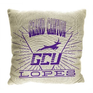 NCAA Grand Canyon Antelopes 26 x 26 Woven Tapestry Pillow - 1 of 4