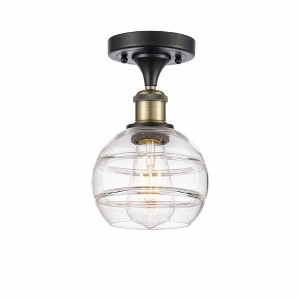 Rochester - 1 Light Semi-Flush Mount In Industrial Style-9.13 Inches Tall and 5.88 Inches Wide - 1 of 1