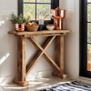 Hommoo 41.3" Farmhouse Wood Console Table, Narrow Entryway Sofa Table - 4 of 4