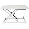 KTMBDW Height Adjustable Standing Desk 31.5” Wide Sit to Stand Converter Stand Up Desk Tabletop Workstation for Laptops Monitor Riser - 2 of 4
