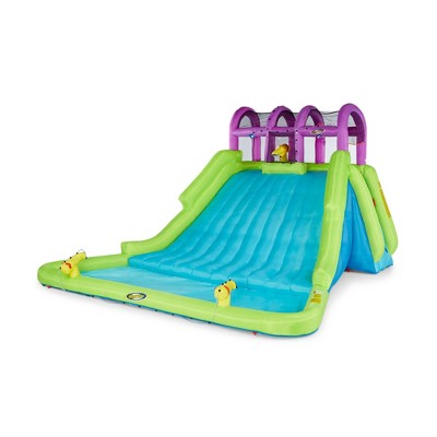 Inflatable pool with slide deals for toddlers