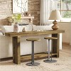 Tribesigns 70.9"Solid Wood Console Table, Farmhouse Entryway Accent Table for Living Room, Entrance, Hallway, Foyer, Dark Brown - 4 of 4