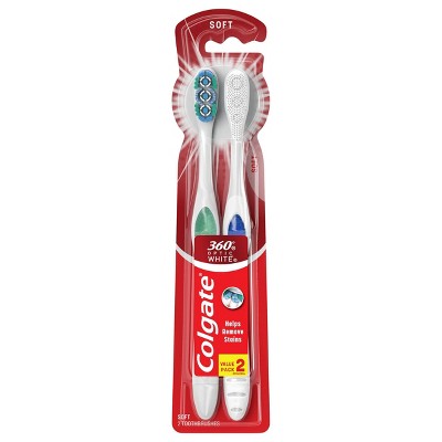 Colgate 360 Optic White Whitening Toothbrush Soft