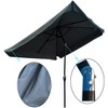 Vynxaria 10x6.5ft Rectangular Patio Umbrella - Waterproof with Crank & Tilt for Outdoor Shade - 3 of 4