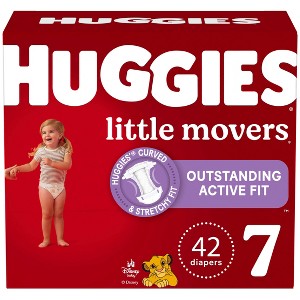 Huggies Little Movers Baby Disposable Diapers - (Select Size and Count) - 1 of 4