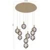 Eurofase Lighting Palmas 7 - Light Chandelier in  Gold - 4 of 4