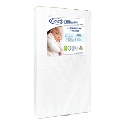 Costway 38'' x 26'' Dual Sided Pack n Play Baby Mattress Pad w/ Removable  Washable Cover