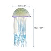 Unique Bargains Silicone Fish Tank Jellyfish Decoration with Suction Cup 3.2"x5.9" - 4 of 4