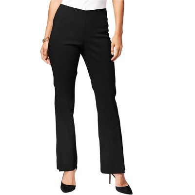 I.N.C International Concepts Womens Pull-On Casual Trouser Pants, Black, 8