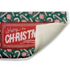 Stupell Industries Vintage Christmas Candies Printed Plush Bath Mat And Bath Rug, Design By Chad Barrett, 18"X30" - 2 of 4