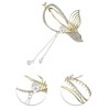 Unique Bargains Women's Classic Tassel Fishtail Hairpin 4.72"x2.56"x1.18" 1 Pc - 3 of 3