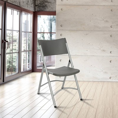 Set of 4 Heavy Duty Plastic Folding Chairs - Hampden Furnishings