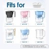Waterdrop WD-PF-01A Plus NSF Certified Replacement Filters for All Waterdrop Pitcher and Dispenser Filtration System, 4 Packs - 4 of 4