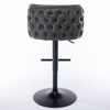 Ridstar Set of 2 Modern Swivel Bar Stool with Adjustable Seat Height For Home Pub & Kitchen Islands-Gray - 2 of 4