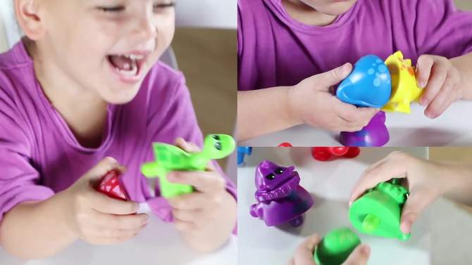 Learning Resources Snap-n-Learn Matching Dinos, Fine Motor, Counting & Sorting Toy, 18 Pieces, Ages 18+ months, 2 of 9, play video