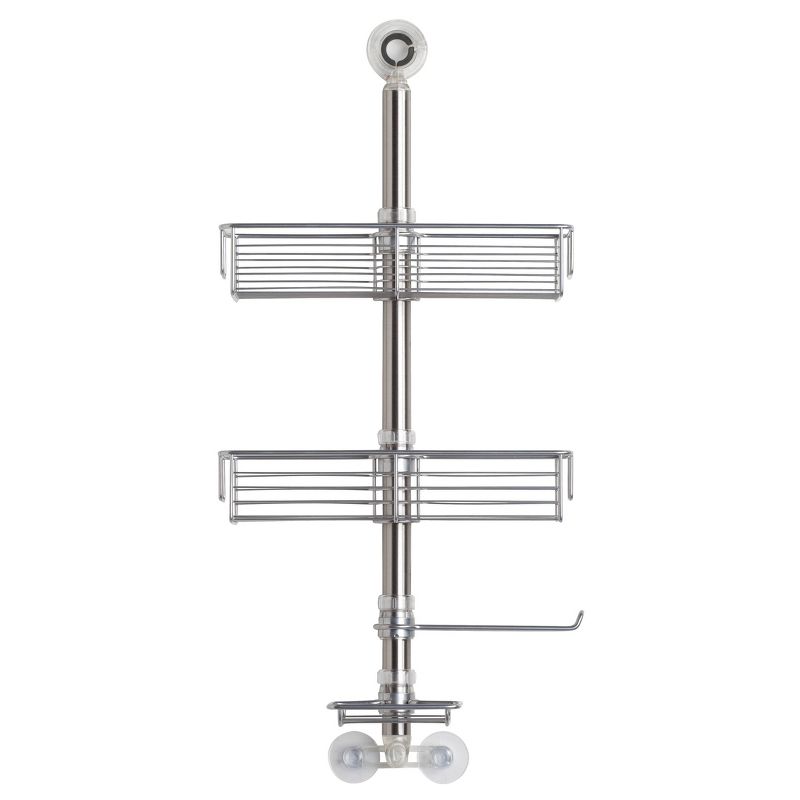 iDESIGN Forma Shower Caddy Station Brushed Stainless Steel, 1 of 8