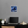 Notoriart Blue Brush Sneakers Wall Art Framed - 2 of 4