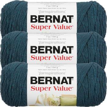 Caron Simply Soft Blue Gingham Speckle Yarn - 3 Pack Of 141g/5oz - Acrylic  - 4 Medium (worsted) - 235 Yards - Knitting/crochet : Target