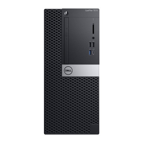 Dell 7070-T Certified Pre-Owned PC, Core i7-9700 3.0GHz, 16GB, 1TB NVMe,  DVDRW, Win11P64, Manufacture Refurbished
