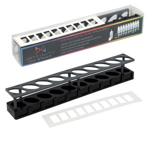 Artfinity Alcohol Ink 10-Slot Stand -  Acrylic Upright Storage for Artists - Organize and Store Up to 10 Artfinity Alcohol Inks - Space-Saving Design - 1 of 4