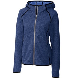 Cutter & Buck Mainsail Sweater-Knit Hoodie Womens Full Zip Jacket - 1 of 2
