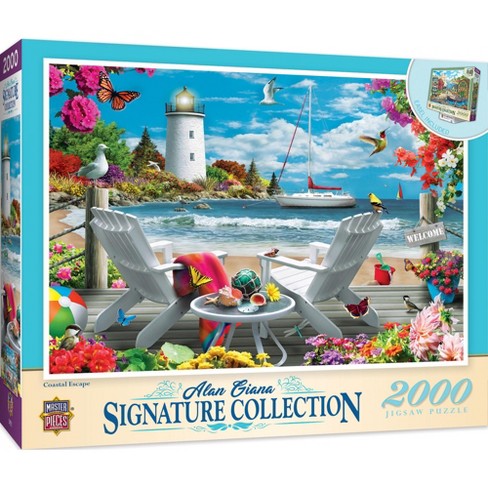 MasterPieces 2000 Piece Jigsaw Puzzle For Adults, Family, Or Kids - Coastal Escape - 39"x27" - image 1 of 4