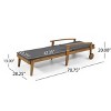 PAGED Patio Chaise Lounge with Adjustable Seating,Outdoor Lounge Chairs with 5 Positions for Poolside,Backyard - 3 of 4