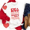 Simply Sage Market Women's Love More Worry Less Short Sleeve Graphic Tee - 3 of 4