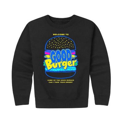 Boys' - Good Burger - Home of the Good Burger Graphic Long Sleeve Fleece Sweatshirt
