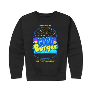 Boys' - Good Burger - Home of the Good Burger Graphic Long Sleeve Fleece Sweatshirt - 1 of 4