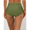 Allegra K Women's Elastic High-Waisted Unlined Breathable No-Show Hipster Underwear - 2 of 4