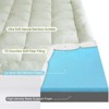 Biloban-Mattress Topper, 3-in-1 Mattress Topper, 4.5" Height, Memory Foam Bamboo Mattress Topper, Dual-Layer Mattress Topper - 3 of 4