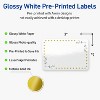 Avery 2" x 3" Labels, Gold Dots with Green Florals, 80 ct - 2 of 4