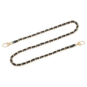 Unique Bargains Leather Iron Flat with Buckles Shoulder Bags Handbag Chains - 1 of 4