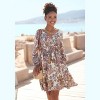 Women's Long Sleeve Paisley Dress - LASCANA - 3 of 4