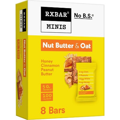 RXBAR Nut Butter & Oat Honey Cinnamon Peanut Butter Minis - 7.3oz/8ct