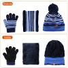 NPolar Winter Kids  Beanie Hat and Glove Scarf Set Beanie Neck Warmer Mittens for 4-7-Year-Old Kids - 4 of 4