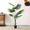 Artificial Tree - Faux 72" Potted Palm Tree - FXP2005 - Green - Safavieh - 2 of 4
