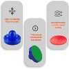 SereneLife Air Hockey Pushers and Puck Set - Red & Blue with Green Pads - ACCSLARHKY99 - 2 of 4